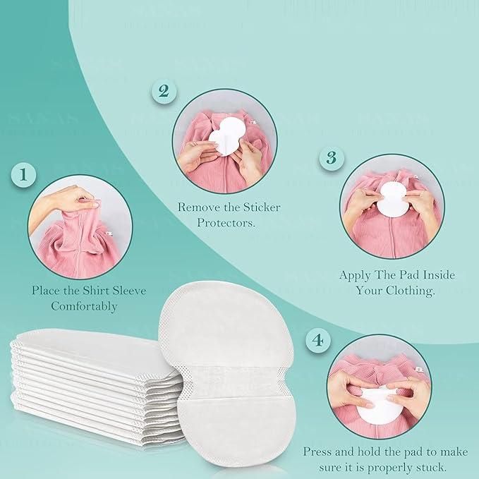 Disposable Armpit Sweat Pads Pack of 10pc