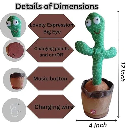 Talking & Dancing Cactus This Toy Talks